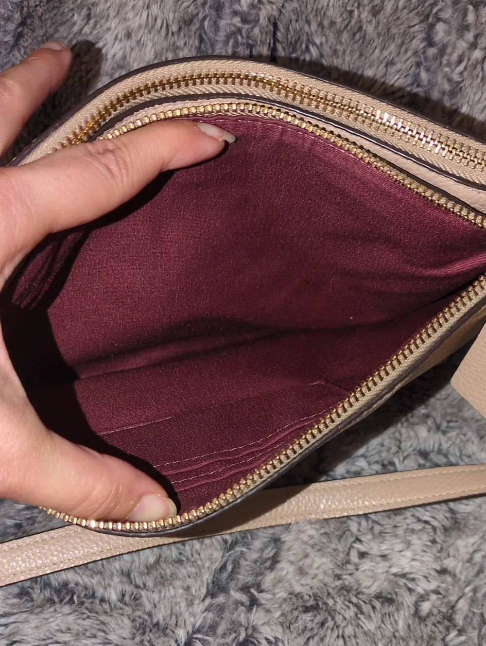 Coach Mia Pebbled Leather Crossbody Bag